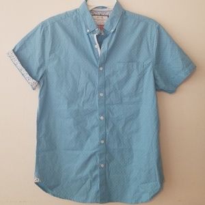 Denim & Flower men's slim fit button down shirt